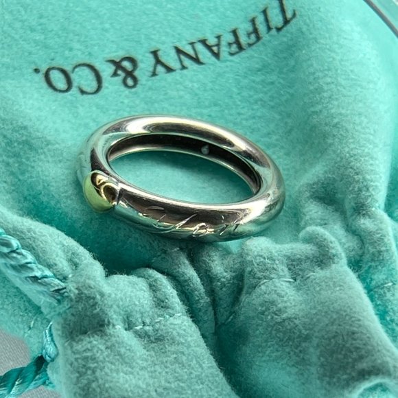 Tiffany&Co. Yellow and White Gold Two Tone  Size 4.5 - Picture 14 of 16